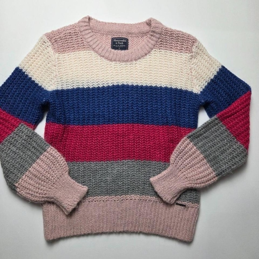 Abercrombie & Fitch Women's Multi Color Alpaca Blend Sweater Size Small